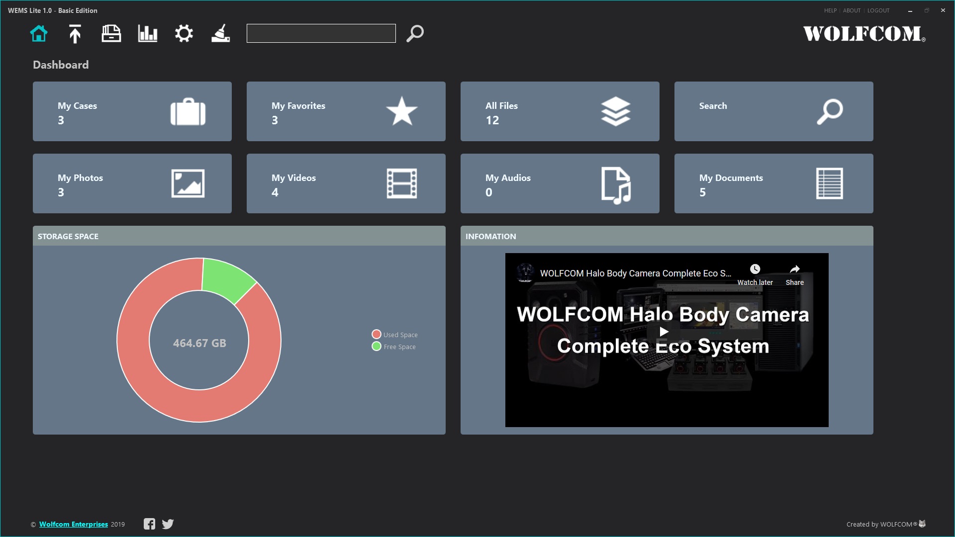 WEMS Lite Dashboard